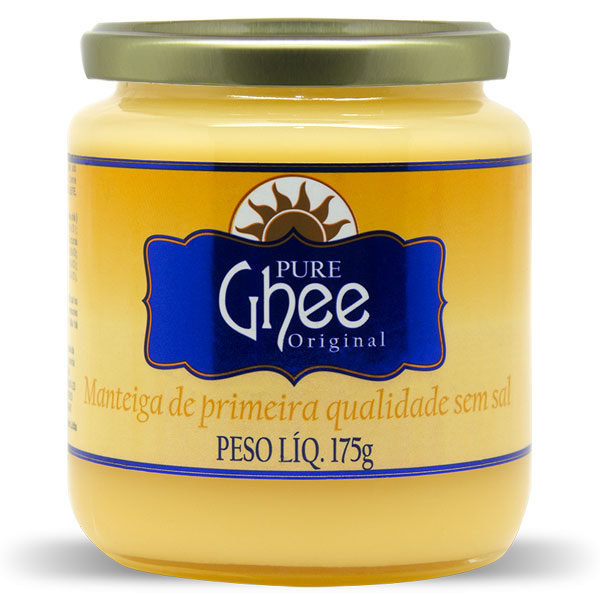 Manteiga Ghee Original 175g sem glúten, sem lactose Airon - Empório Saúde Homeofórmula