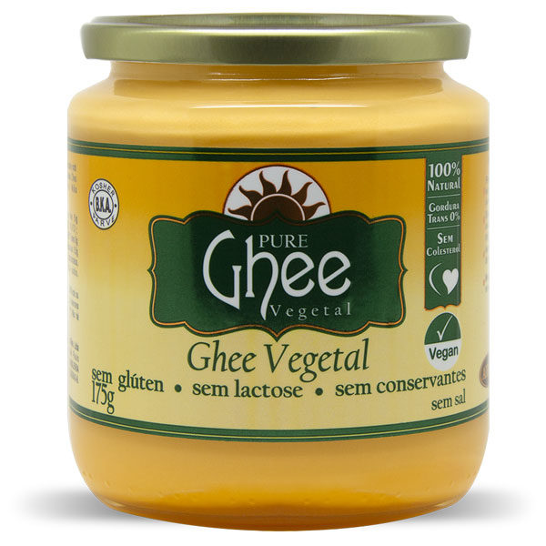 Manteiga Ghee Vegetal 175g sem glúten, sem lactose, vegano Airon - Empório Saúde Homeofórmula