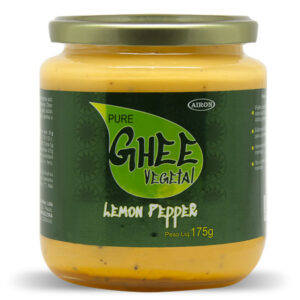 Manteiga Ghee Lemon pepper 175g sem glúten, sem lactose, vegano Airon - Empório Saúde Homeofórmula