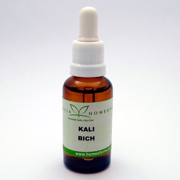 Homeopatia Kali Bich 6CH 30ml Farmácia Homeofórmula