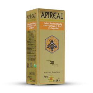 APIREAL® – GELEIA REAL NATURAL LIOFILIZADA 30 CÁPSULAS – APIS BRASIL