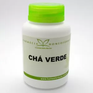 Chá verde 300mg 60 cápsulas - Farmácia Homeofórmula