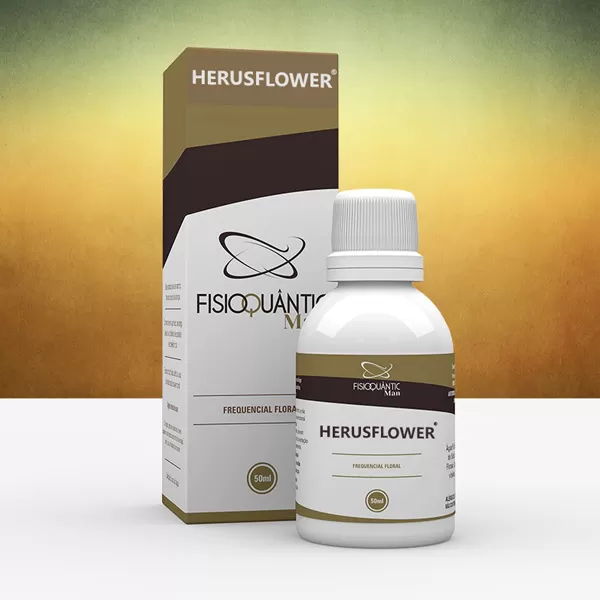 HERUSFLOWER 50ML – LINHA MAN – FISIOQUÂNTIC