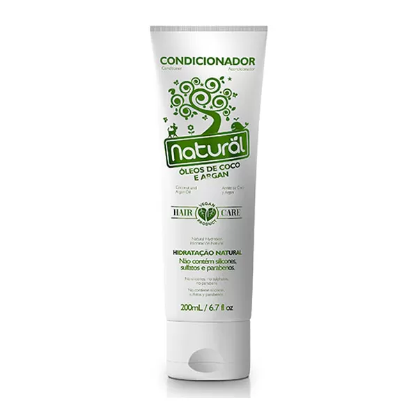 Condicionador óleos de coco e argan – Orgânico Natural Suavetex