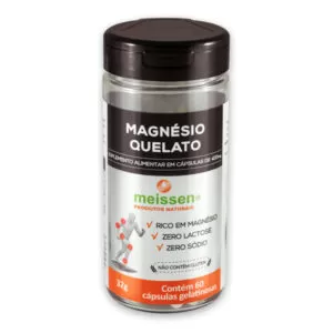 Magnésio Quelato 433mg 60 Cápsulas Meissen