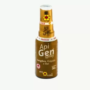 APIGEN® ORGÂNICO - PRÓPOLIS, MEL E GENGIBRE SPRAY – APIS FLORA