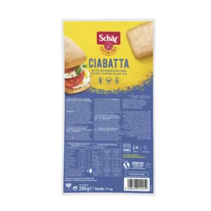 CIABATTA SEM GLÚTEN SEM LACTOSE - SCHÄR