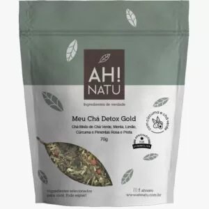 Meu Chá Detox Gold – começo do dia de ouro!