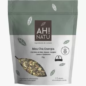 Energizante e Termogênico. Um blend especial que reúne Mate tostado, Abacaxi, Gengibre, Canela, Cravo e Cardamomo, possui sabor marcante das especiarias, com ação termogênica, além de auxiliar na digestão.