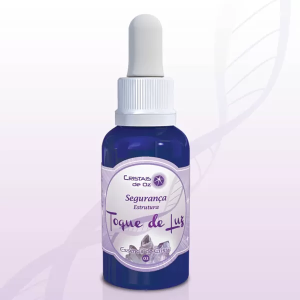 Toque de luz 03 Segurança (estrutura) 30ml – Cristais de Oz