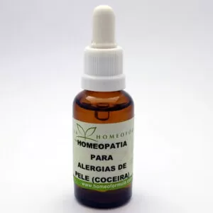 Homeopatia para alergias de pele - coceira 30ml